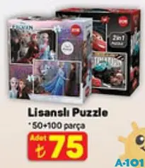 LİSANSLI PUZZLE 50+100 PARÇA LİSANSLI PUZZLE 50+100 PARÇA